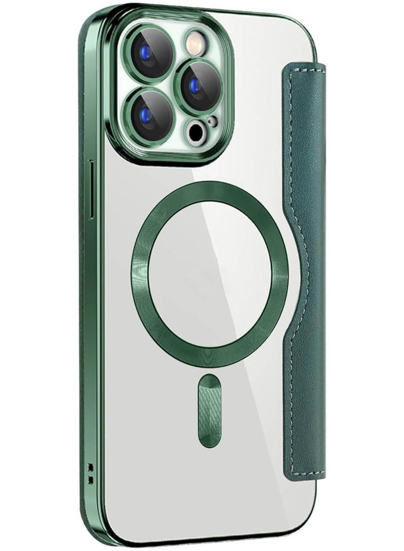 Flip leather front and back case compatible with iPhone 11 Pro Max - Image 2