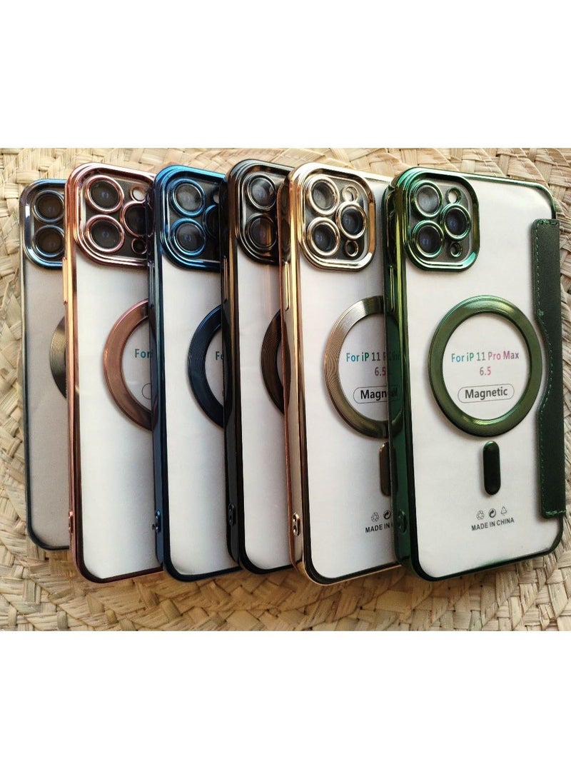 Flip leather front and back case compatible with iPhone 11 Pro Max - Image 5