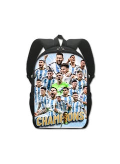 كأس العالم الجديد الأرجنتين ميسي ميسي حقيبة مدرسية للطلاب البوليستر حقيبة ظهر كبيرة السعة حقيبة ظهر لطلاب المدارس المتوسطة,18