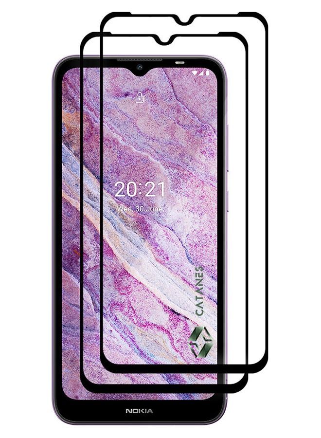 CATANES 2 Pack For Nokia C10 Tempered Glass Screen Protector Full Glue Back - Image 2
