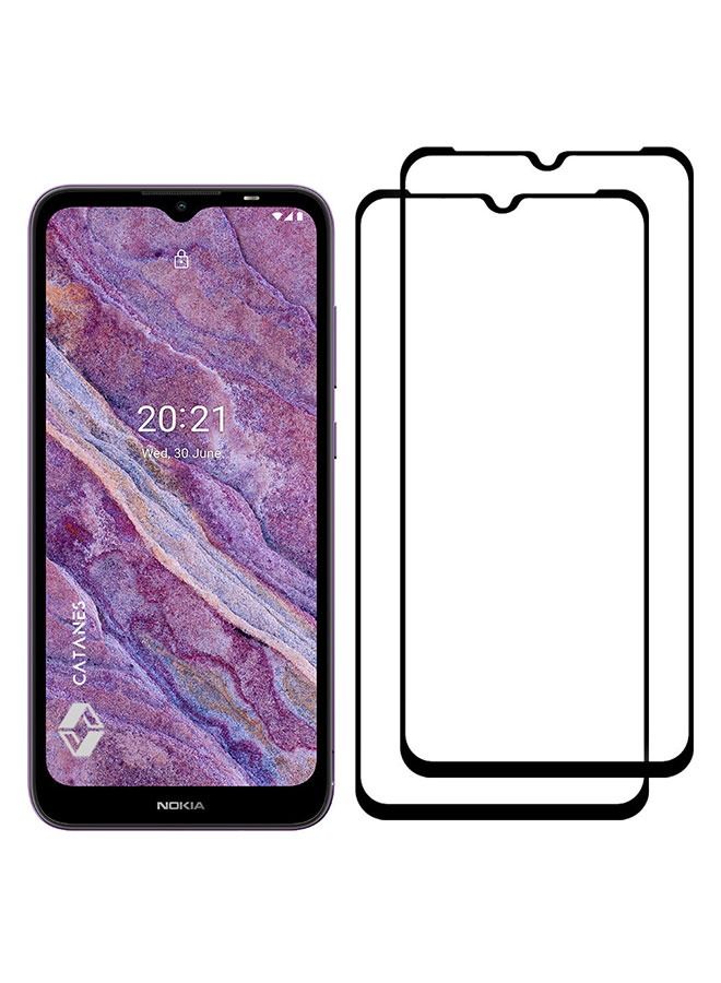 CATANES 2 Pack For Nokia C10 Tempered Glass Screen Protector Full Glue Back - Image 3