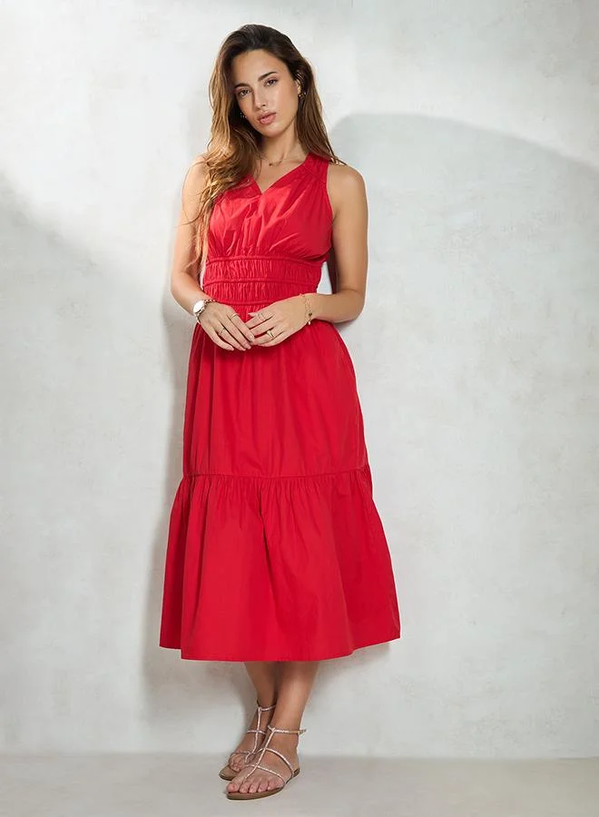 فيرجيو فستان فيرجيو قطن 100% بطبقات