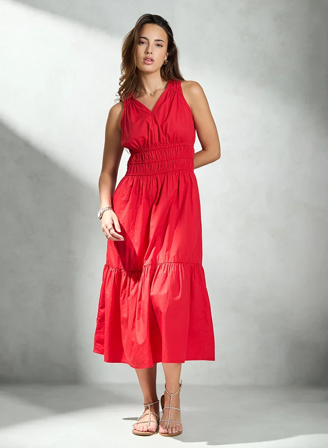 فيرجيو فستان فيرجيو قطن 100% بطبقات