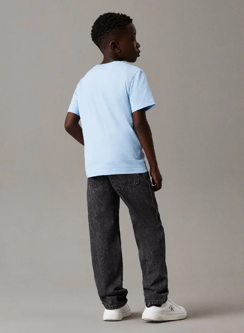 كالفن كلاين جينز طقم تيشرت من قطعتين