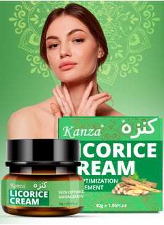 Licorice Root Cream for Face Hand & Feet Licorice Root Extract for Moisturizing Anti-Wrinkle Anti-Aging Dark Spot Licorice Root Cream Age Defying for Skin 30g
