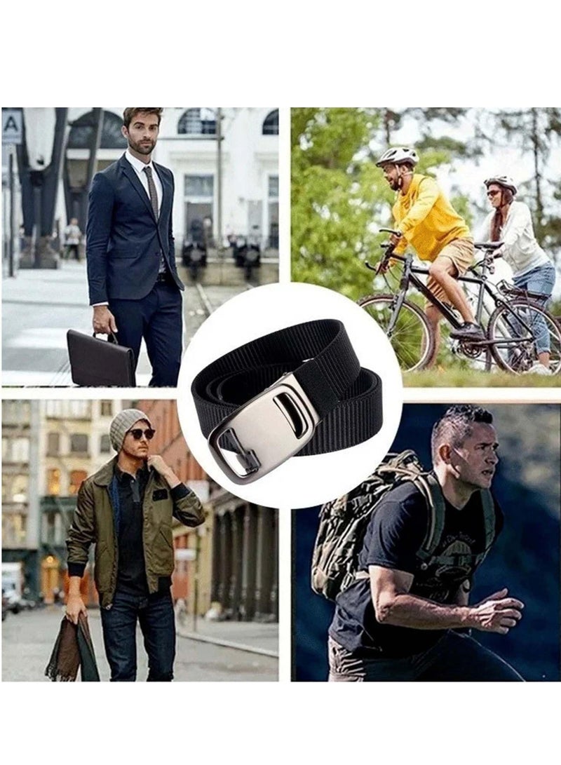 SOLARAE Pilot Tactical Belt for Man, Automatic Belt Buckle, Outdoor Wear-Resistant Belt - Image 5