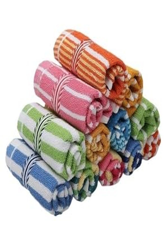 ORAS Face Towel/Towel Women Cotton Handkerchief/Rumal Set of 6 Pcs, Size 25X25 CM. (Multi) - Image 3