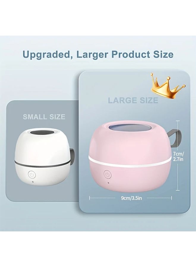 White Portable UV Cleaning Box 180s Sterilizer For Denture Toothbrush Keys Travel - Image 3