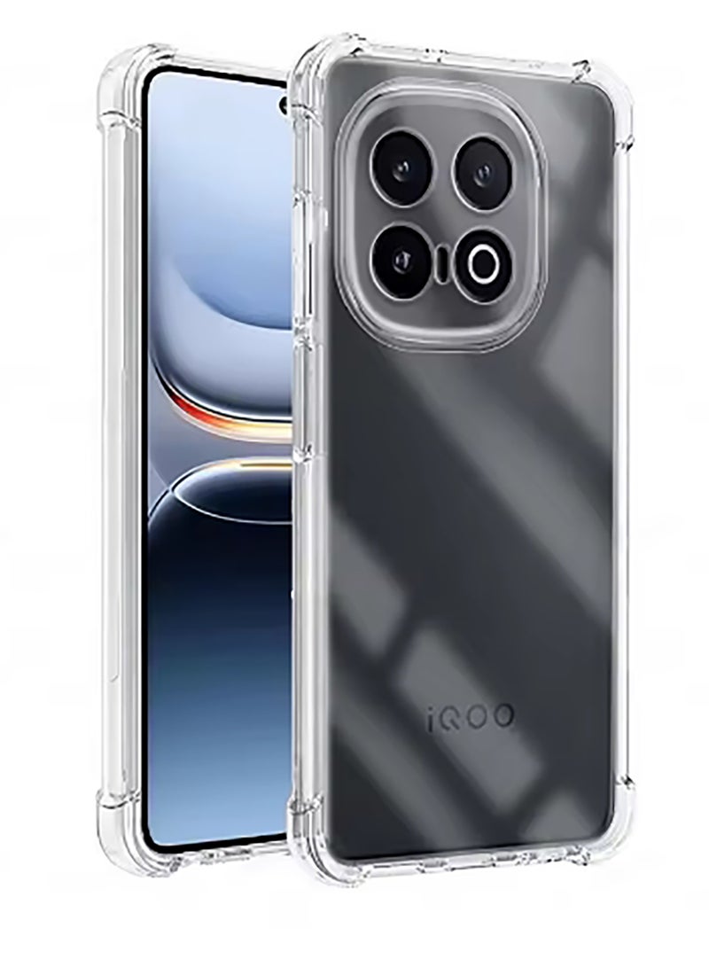 general For Vivo iQOO 13 Case, Shockproof Slim Ultra-Thin Flexible TPU Soft Silicone Airbag Anti-Drop Case Cover - Image 1