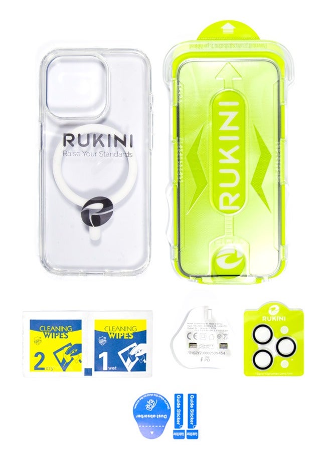 RUKINI - FULL Protection with PD Adapter for iPhone 15 - Ultimate Safety and Performance from RUKINI 6 in 1 - Image 1