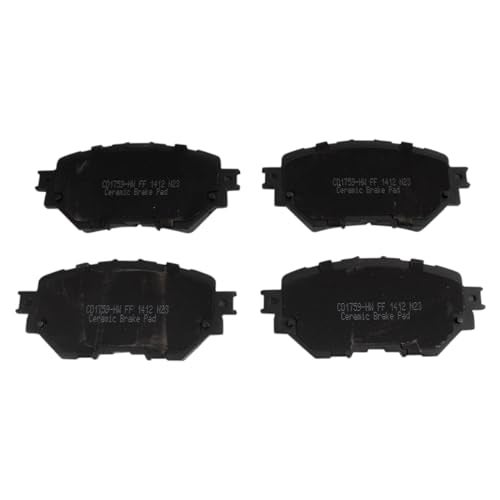 TRQ Front Brake Pads Ceramic Compatible with 2014-2018 Mazda 3 - Image 4