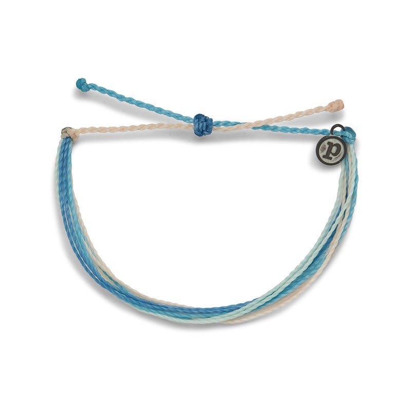 Pura Vida Original Spring Skies Bracelet - Adjustable Band, 100% Waterproof - Plated Brand Charm - Image 1