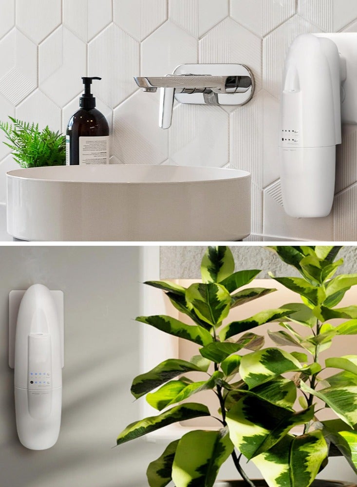 جوشبيرغ قم بتوصيل موزع الزيوت العطرية بمساحة تصل إلى 500 قدم مربع. تغطية قدم، جهاز توزيع الروائح العلاجية على الحائط للمنزل والمكتب - Image 5