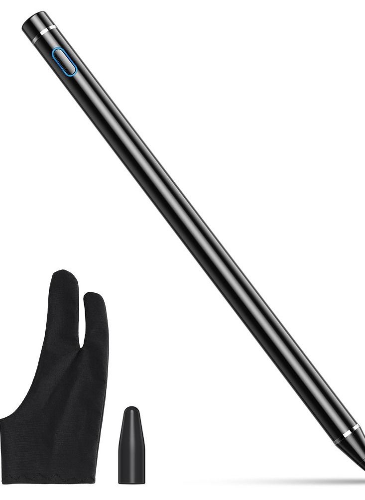 ESR ESR Active Stylus Pen for Touch Screens, Rechargeable 1.5mm Fine Point Smart Pencil [Compatible for iPhone iPad Samsung Phone &Tablets (iOS/Android)] Black  - Image 4
