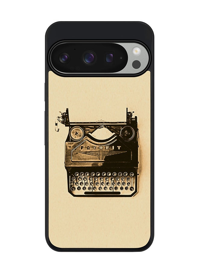 Stylizedd For Google Pixel 9 Pro Case,Slim fit Camera Protection, Shockproof Thin Phone cover - Typewriter  - Image 1