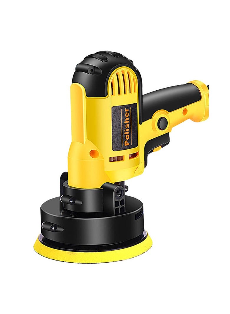 Loquat Buffer Polisher, Car Polisher 220V 700W 5 Variable Speed Polisher Kit with 60-3700rpm/min Detachable Handle Rotary Car Buffer Polisher Waxer, for Boat,Car Polishing and Waxing - Image 3