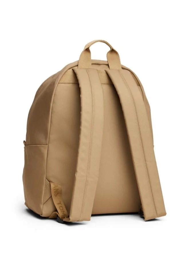 TOMMY JEANS Dark Dune Essential Logo Dome Backpack for Men | Best Price UAE