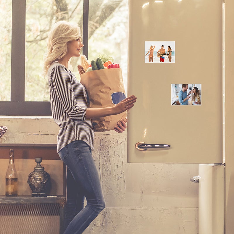 8Pcs Refrigerator Magnetic Picture Frame Fridge Magnetic Photo Pockets Sleeve - Image 3