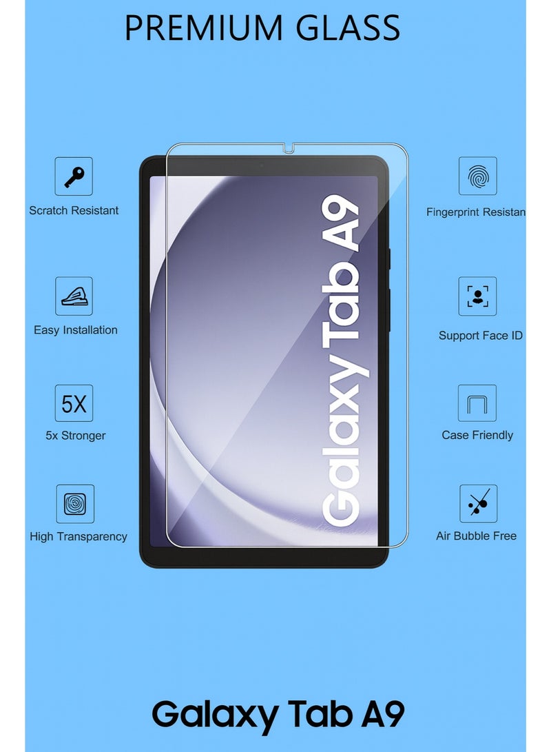 اسكرينة زجاج حراري لتابلت سامسونج A9 ‎8.7‎ بوصة – ضد الكسر، مقاومة للصدمات، شفافية عالية وتاتش سلس - Image 4