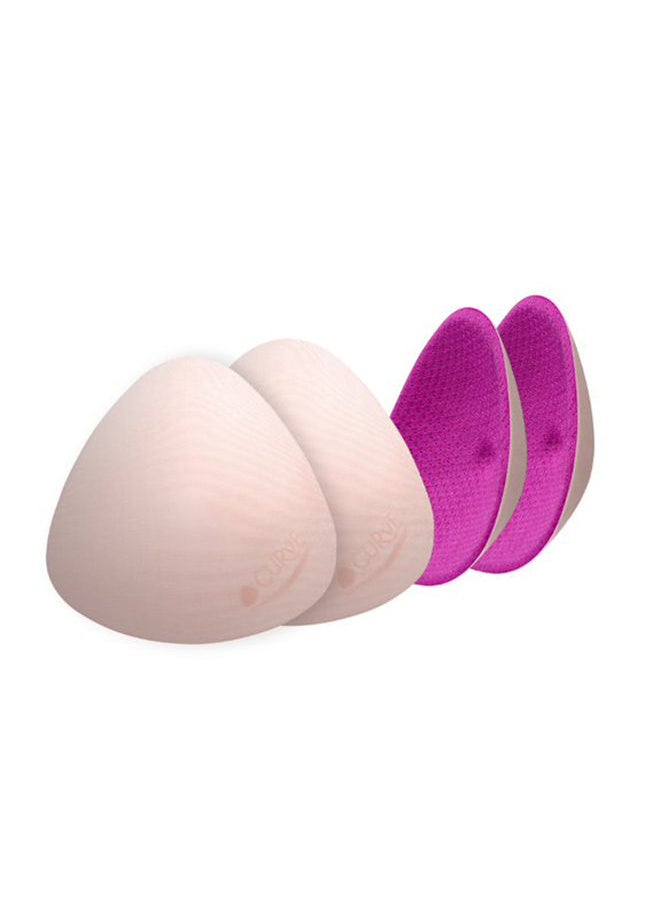 Curve Essential Plus 4 Washable Nursing Pads Day Fuchsia  - Image 1