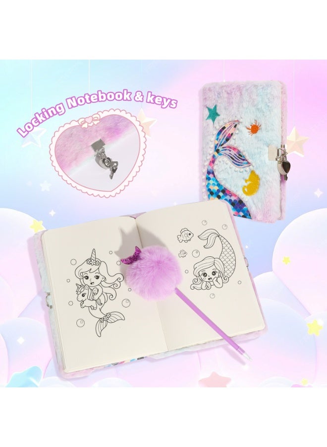 MissTiara Mermaid Girls Gift Set - Birthday Gifts, Ramadan Gift Boxes, Back to School Gifts, Graduation Gifts and Toy Gift Sets for Girls Ages 4 to 18 - Image 5