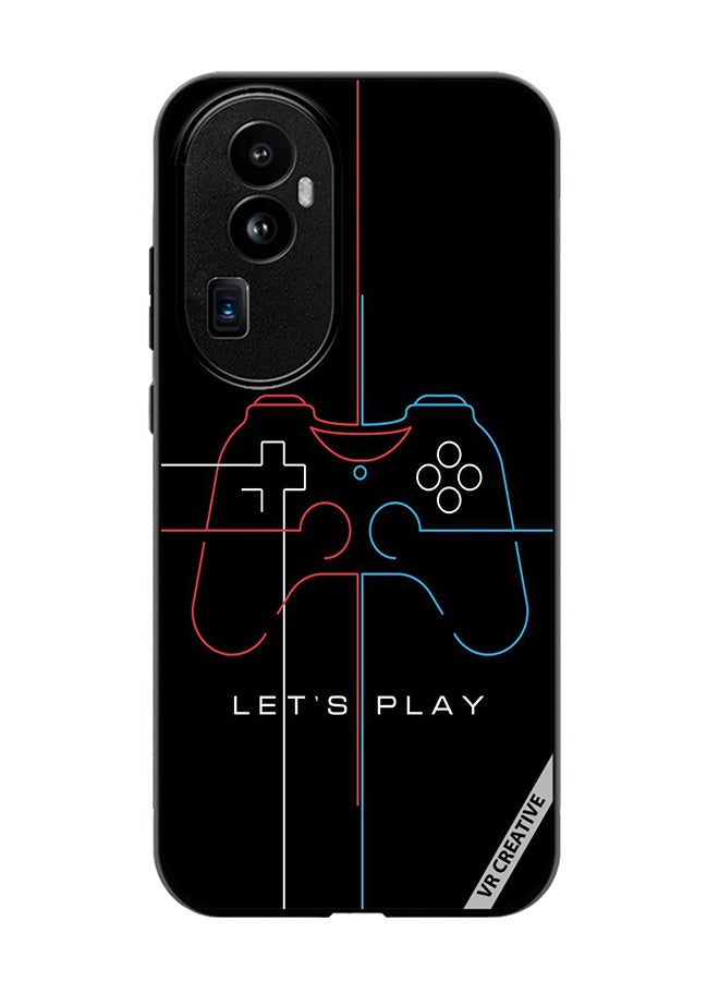 VR CREATIVE Protective Case Cover For Oppo Reno 10 Pro Plus Lets Play Design Multicolour - Image 1