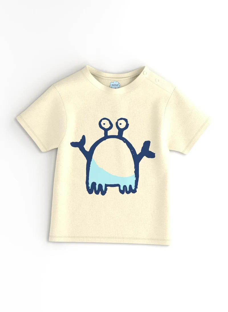 Nautinati  Nautinati Boys' Pack of 2 Cotton Beach Graphic Printed T-shirts for Men | Best Price UAE