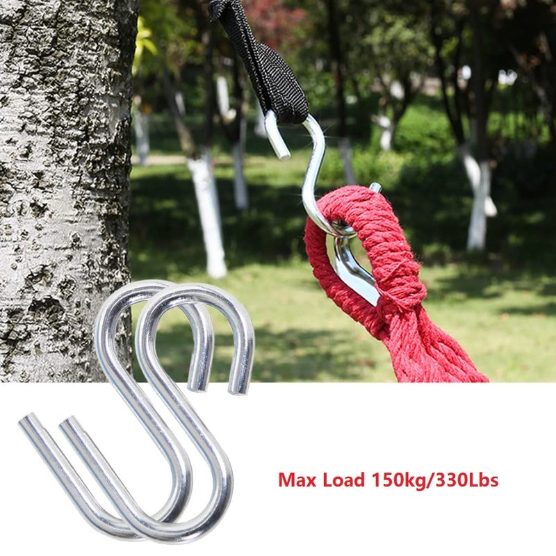 BNYTXV 2pcs Stainless Steel S Shape Hammock Hook for Hanging Art and Decorations - Image 3