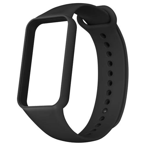 Tobfit Waterproof Replacement Watch Bands Straps For Amazfit Band 7 / Amazfit Band 7 Strap/Band/Bracelet/Belt (Black) - Image 1