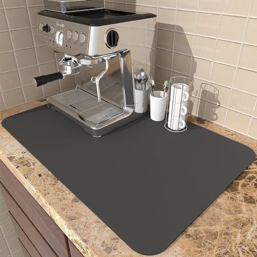 AERYS 40 x 60 cm Dish Dry Mat | Microfiber Home Drying Mat | Reversible Mat | Kitchen Absorbent Mat for Kitchen, Home, Office and Laundry (1, 40 x 60 cm) - Image 1