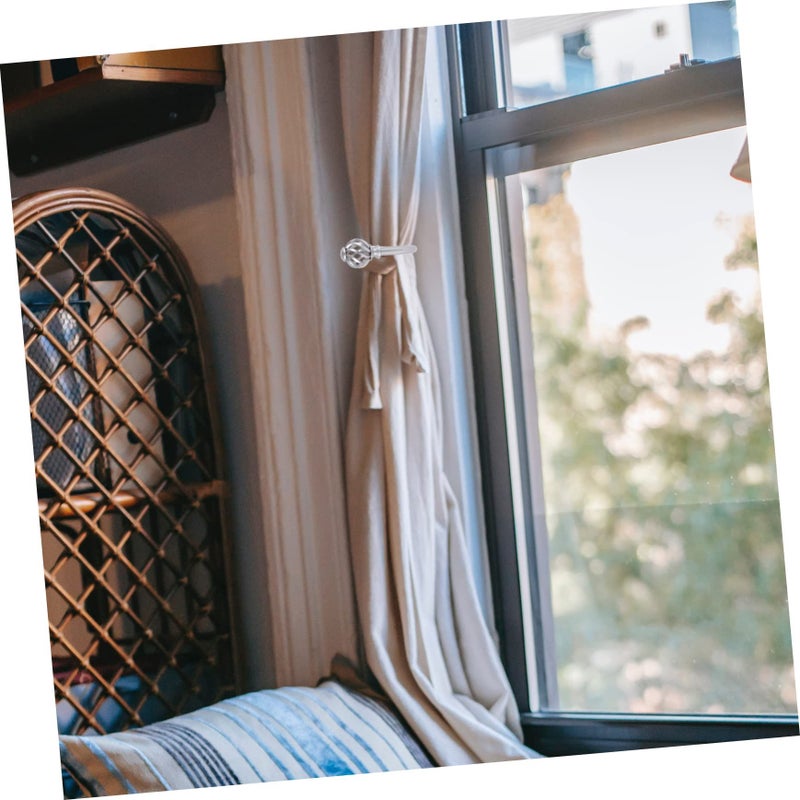Decorative Iron Shower Curtain Hooks Easy Install Accessories for Bathroom Bedroom Living Room Drapes - Image 5