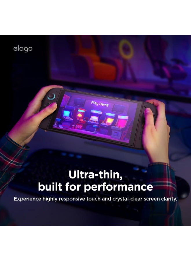 Elago Tempered Glass for Nintendo Switch 2 Premium Screen Protector with Installation Tray - 1 Pack - Image 3