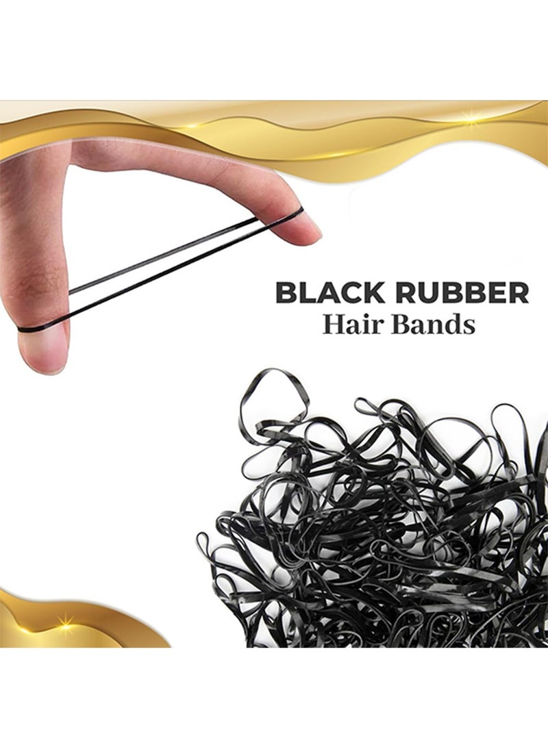 Elastic Hair Bands,500 PCS Non-Slip Rubber Hair Ties for Girls, Soft Elastic Bands for Kid Hair Braids Hair - Image 4