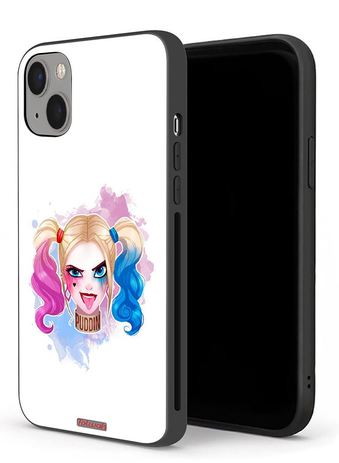Tolwak Apple iPhone 13 mini Protective Case Harley Quinn Art - Image 1