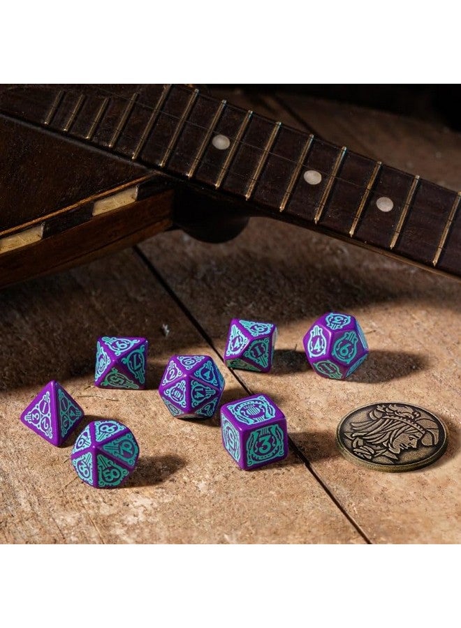 Q WORKSHOP Q-Workshop Witcher Dice Set. Dandelion - Half a Century of Poetry - Image 3