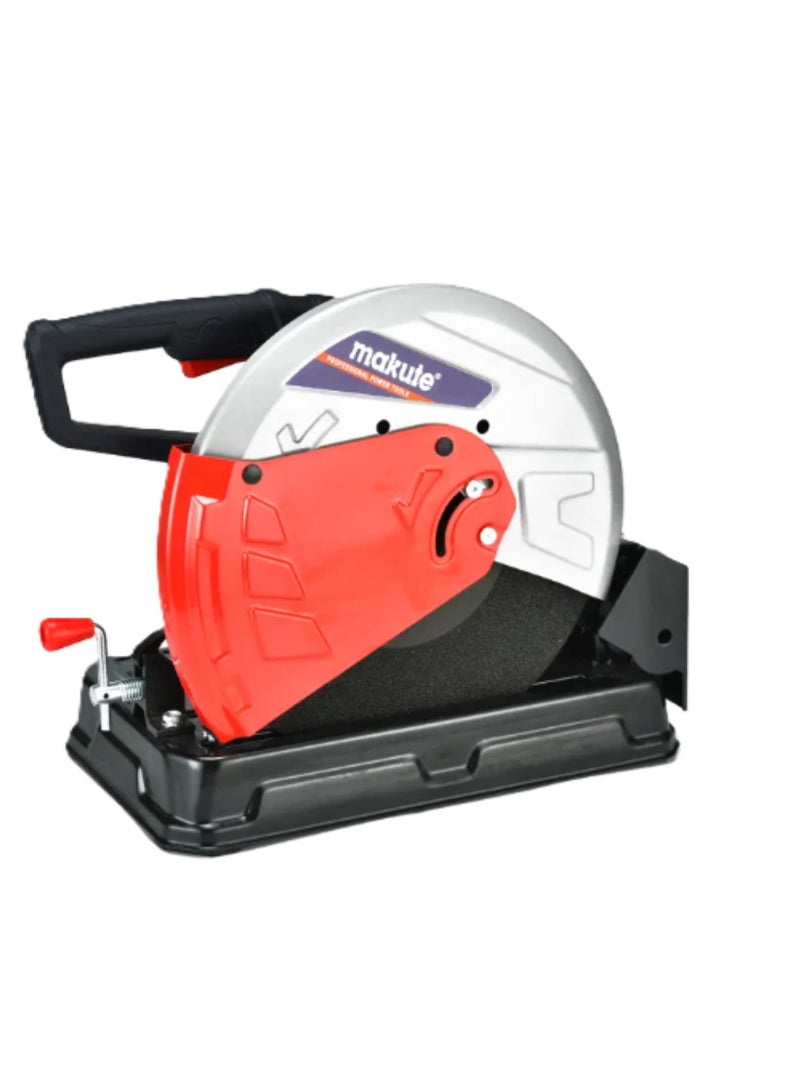 makute Wood & Steel Cutting Off Machine 2700W 14" (355mm), Full Copper Motor, Heavy-Duty Professional Grinder & Cutter, Soft Anti-Skid Grip – CM002 - Image 2