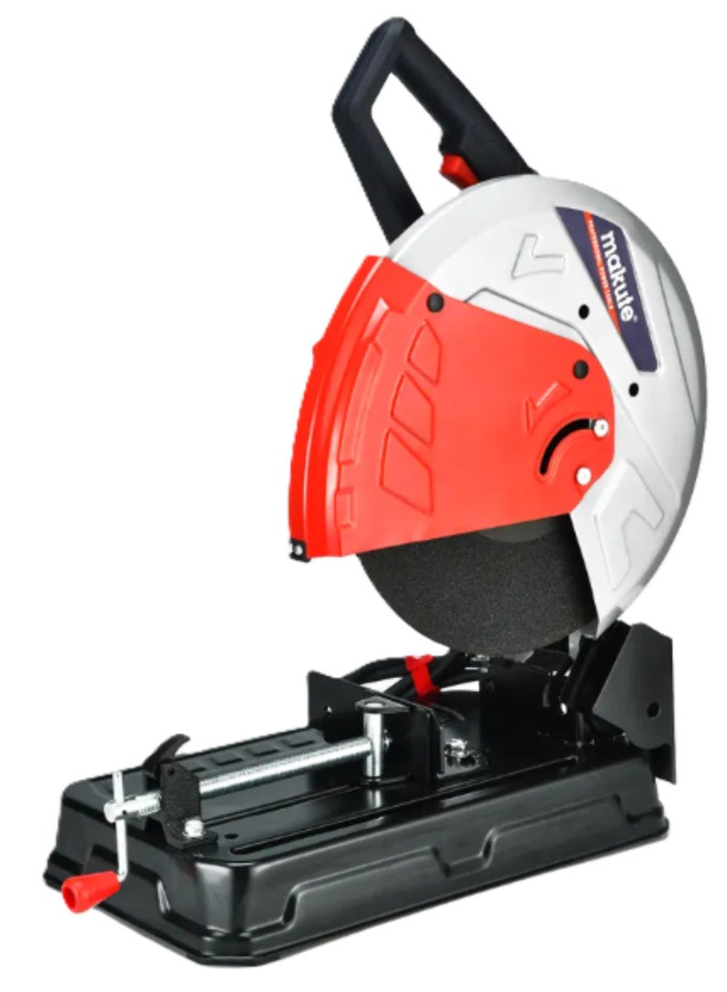 makute Wood & Steel Cutting Off Machine 2700W 14" (355mm), Full Copper Motor, Heavy-Duty Professional Grinder & Cutter, Soft Anti-Skid Grip – CM002 - Image 3