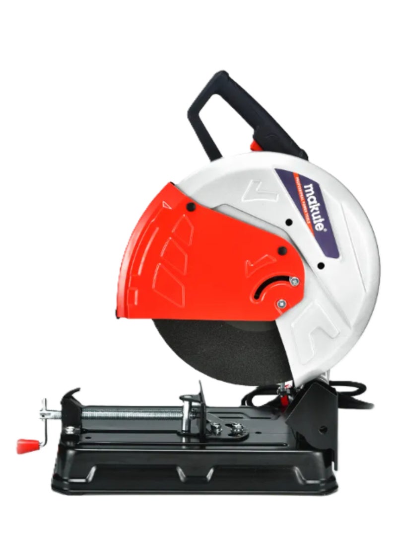 makute Wood & Steel Cutting Off Machine 2700W 14" (355mm), Full Copper Motor, Heavy-Duty Professional Grinder & Cutter, Soft Anti-Skid Grip – CM002 - Image 4