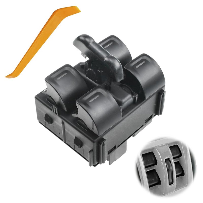 Power Window Master Control Switch Fit for 20122018 Jeep Wrangler JK 4Door Replace OE 68156217AA 68156217AB For Front Left Driver Side Power Window Switch Button Compatible with Jeep Wrangler 1218