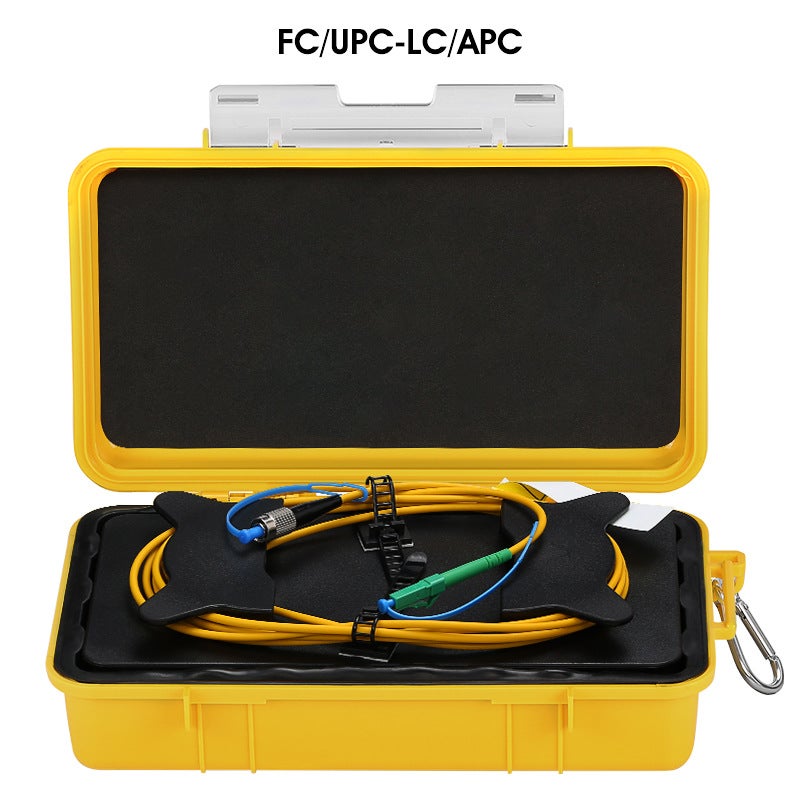 Otdr Fiber Optic Test Extension Cable Sc/Apc-Sc/Apc Jumper Box Single Mode 500/1000/ 2000M - Image 1