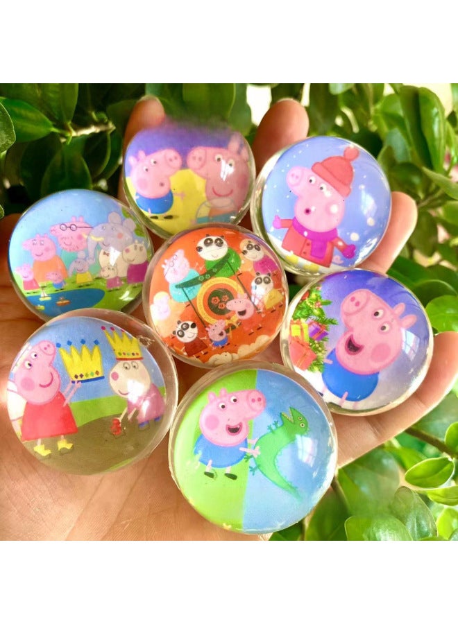 45mm Bouncing Ball Children's Cartoon Jump Ball Special 2 Yuan Gashapon Machine Special Ball Mixed Ball Wholesale-Diameter:No. 45 Spider-Man Printing  - Image 2