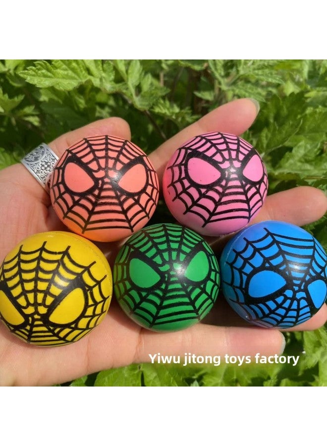 45mm Bouncing Ball Children's Cartoon Jump Ball Special 2 Yuan Gashapon Machine Special Ball Mixed Ball Wholesale-Diameter:No. 45 Spider-Man Printing  - Image 1