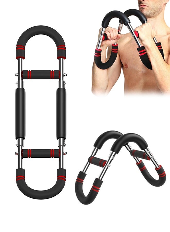 Generic Twister Arm Exerciser, 40-100lbs Adjustable Arm Trainer, Power Chest Expander, Home Fitness Equipment for Chest, Arms, Shoulders and Forearms Muscle Training  - Image 1
