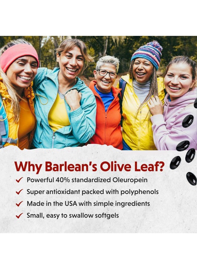 BARLEAN'S Olive Leaf Complex, 60 Count (90mg) - Image 3