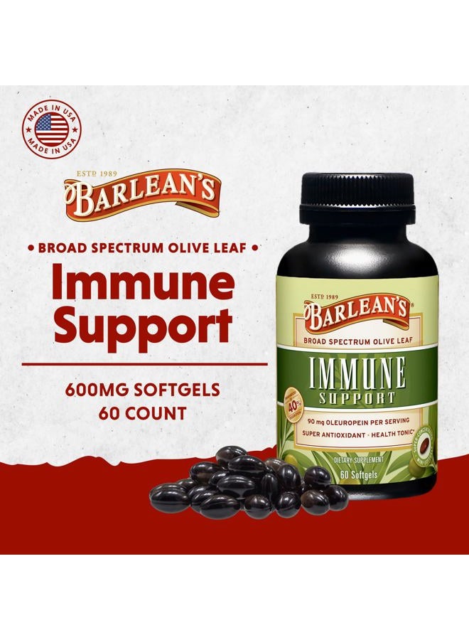 BARLEAN'S Olive Leaf Complex, 60 Count (90mg) - Image 2
