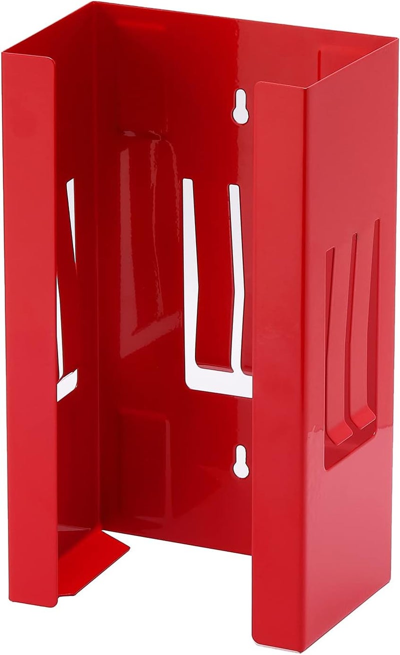 EMENTOL Magnetic Glove/Tissue Dispenser Holder, Red Glove Dispenser Wall Mount, Mount onto Tool Box or in Workshops - Image 1