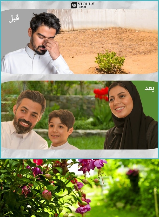 فيولا وصال مجموعة نظام الري بالتنقيط المطور  أنابيب توزيع ري للحديقة( 6-12) ملم، ملحقات الري بالتنقيط ومجموعة الرذاذ موفرة للماء للنباتات والزهور - Image 5