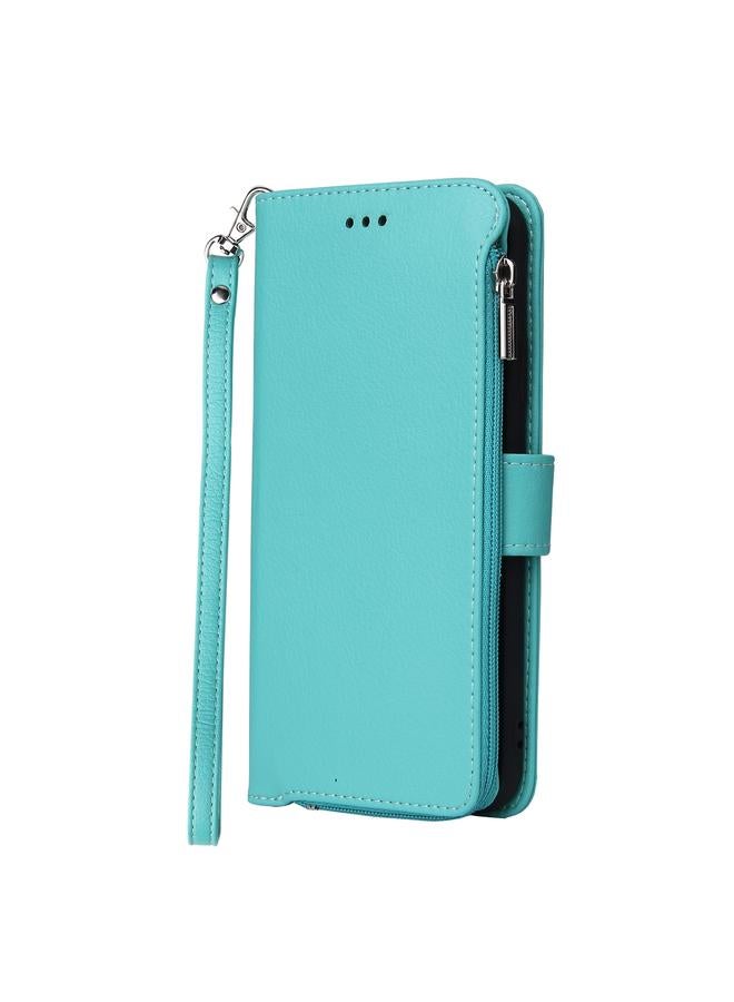 إيروريكس جراب لهاتف Samsung Galaxy A20e مصنوع من جلد مايكروفايبر بسحاب أفقي قابل للطي - Image 2