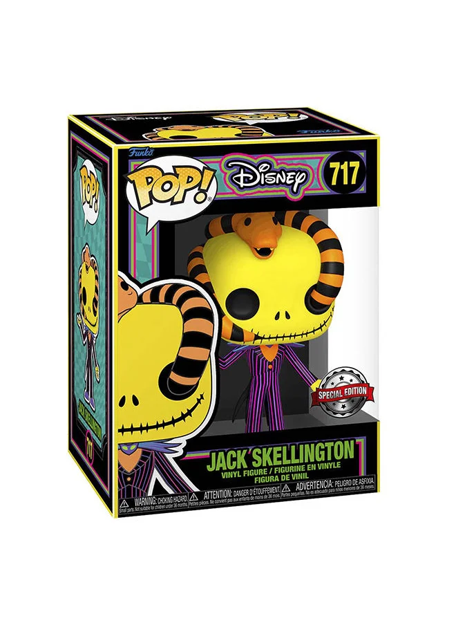 Funko Disney NBC- Jack (Snake)(Blacklight)(Exc), Collectible Action Vinyl Figure - 64964