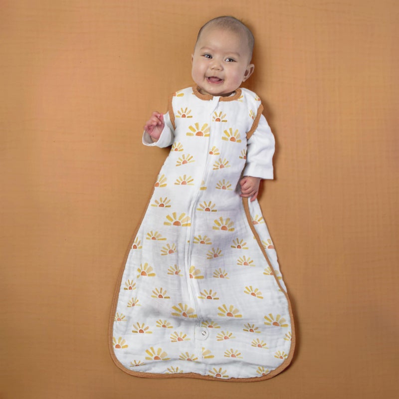 SwaddleDesigns Softest Cotton Muslin Fitted Crib Sheet, Toddler Sheet for Boys & Girls, Fits Standard Crib Mattress (28 x 52 inches), Butterum - Image 2